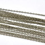 10M Iron Based Alloy Link Cable Chain Findings Antique Bronze
