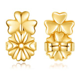 Heart Crown Clover Earring Lift Backs Hypoallergenic