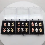 Heart Crown Clover Earring Lift Backs Hypoallergenic