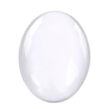 Clear Oval Glass Cabochons Flat Back 18x25mm