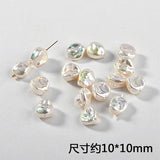Colorful Shell Pearl Peach Heart Rectangle DIY Jewelry Making Accessories
