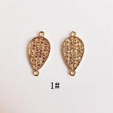 Copper Alloy Mesh Double Hanging Geometric Earrings