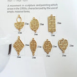 Copper Alloy Mesh Double Hanging Geometric Earrings
