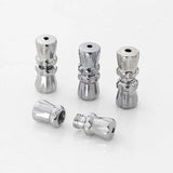 20Pcs Brass Screw Clasps Cord End Tip Caps Twist Clasp Screw Fastener