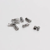 20Pcs Brass Screw Clasps Cord End Tip Caps Twist Clasp Screw Fastener