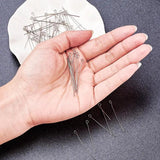 100/200pcs Stainless Steel Eyepins for DIY Jewelry Making 20mm-50mm