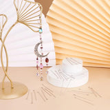 100/200pcs Stainless Steel Eyepins for DIY Jewelry Making 20mm-50mm