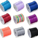 1mm Silk Macrame Cords for DIY Jewelry Making - 50meters/Roll