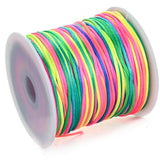 1mm Silk Macrame Cords for DIY Jewelry Making - 50meters/Roll