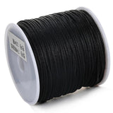 1mm Silk Macrame Cords for DIY Jewelry Making - 50meters/Roll