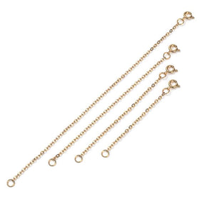 4Pc/Set Stainless Steel Cross Necklace Chains Bulk Ring Lobster Clasp