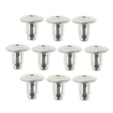 10Pcs 925 Silver Earring Back Earnut DIY Jewelry 4mm/6mm
