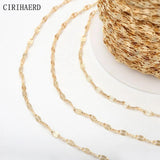14k Plated Women's Chain DIY Necklace Jewelry Making Supplies