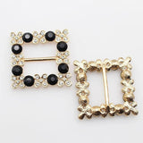 45mm Alloy Rhinestone Rod Buckle DIY Clothing Bag Accessories