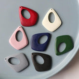 20PCS Wood Water Drop Pendant DIY Earrings Necklace Accessories