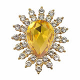 10Pcs Rhinestone Embellishment Hair Accessories DIY Brooch