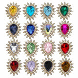 10Pcs Rhinestone Embellishment Hair Accessories DIY Brooch