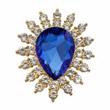 10Pcs Rhinestone Embellishment Hair Accessories DIY Brooch