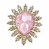10Pcs Rhinestone Embellishment Hair Accessories DIY Brooch