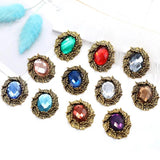 10Pcs Flower Alloy Wedding Decor Wine Glass DIY Crafts