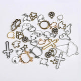 30pcs Cat Animal Frame Charms Resin Mold