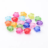 200PCS Mixed Acrylic Star Beads 12x11x8mm