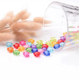 200PCS Mixed Acrylic Star Beads 12x11x8mm