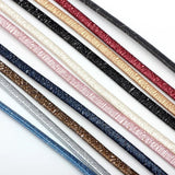 2Yards Double-sided PU Leather Cord for DIY Jewelry Making