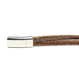 2Yards Double-sided PU Leather Cord for DIY Jewelry Making