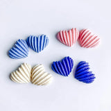 Resin Plastic Heart Spacer Pendant Charms 20pcs