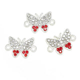 10pcs Butterfly Charms Insect 2 Hole 13x19mm Jewelry Making Earring Pendant