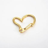 10pcs Heart Star Lobster Clasp Keychain Split Ring DIY 28-30mm