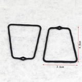 10pcs Trapezoid Pendant Charms for Necklace Diy Jewelry Making Findings