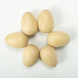 Unfinished Wood Simulation Eggs DIY Easter Educational Toy