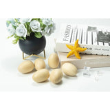 Unfinished Wood Simulation Eggs DIY Easter Educational Toy