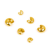 50pcs Stainless Steel End Crimp Bead Cover 3 4 5mm Loose Stopper Spacer Beads
