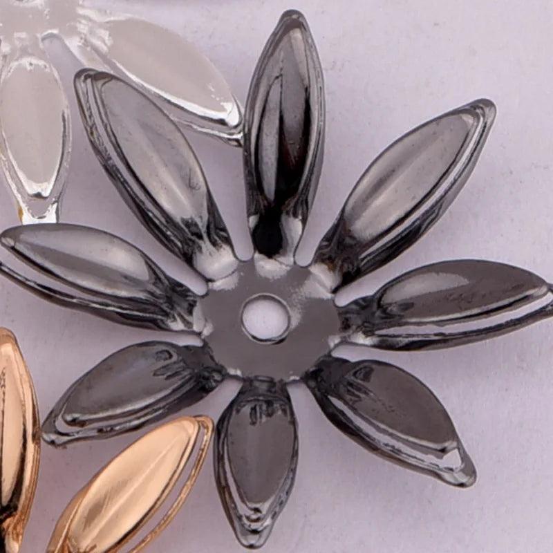 10pcs/lot 21mm Chrysanthemum Flower Base Shape Jewelry Findings
