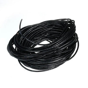 1.5mm Coffee Round Leather Cord 10M