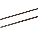 1.5mm Coffee Round Leather Cord 10M