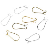 200pcs French Style Kidney Ear Wire Earring Hook Findings