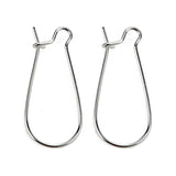 200pcs French Style Kidney Ear Wire Earring Hook Findings