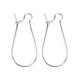 200pcs French Style Kidney Ear Wire Earring Hook Findings
