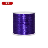 Round Elastic Line Transparent Beading Cord String Necklace
