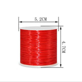 Round Elastic Line Transparent Beading Cord String Necklace