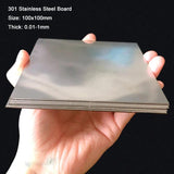 301 Stainless Steel Sheet Plate 100x100mm