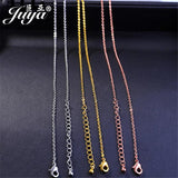 5pcs Zinc Alloy Chain with Lobster Clasps for Necklace DIY Jewelry Making
