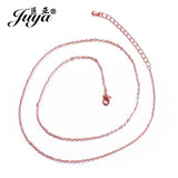 5pcs Zinc Alloy Chain with Lobster Clasps for Necklace DIY Jewelry Making