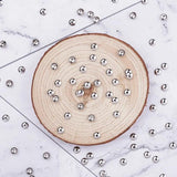 100pcs 4mm 6mm Stainless Steel Bead Caps for Jewelry Making DIY Bracelet