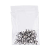 100pcs 4mm 6mm Stainless Steel Bead Caps for Jewelry Making DIY Bracelet