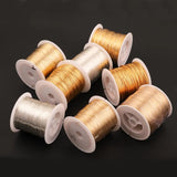 0.3-1.0mm Real Plated Brass Copper Wire for DIY Jewelry Making